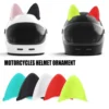 Casco-de-motocicleta-con-orejas-de-gato-pegatinas-de-Motocross-de-coche-el-ctrico-estilo-de OREJAS CASCO DE GATA