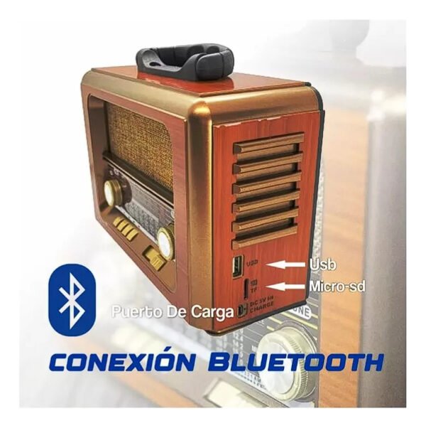 D_890194-MCO73565137335_122023-F RADIO RETRO AM/FM BLUETOOTH MULTIBANDAS US