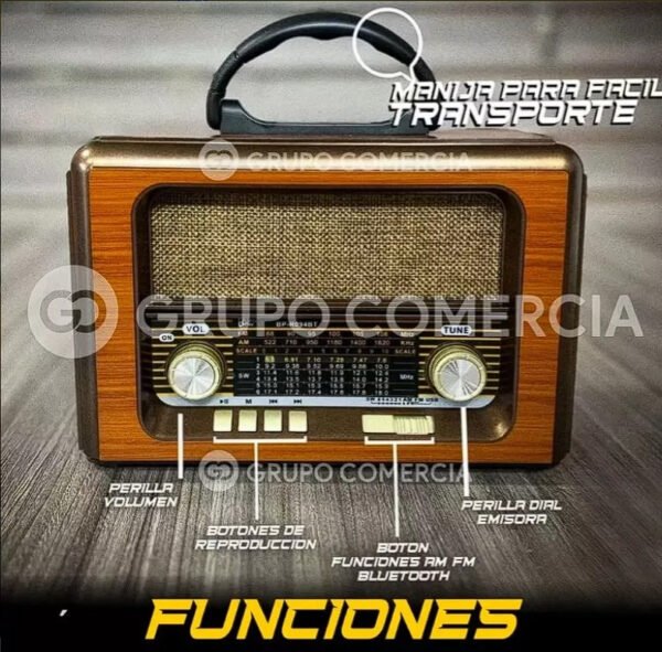 D_893713-MCO73564800537_122023-F RADIO RETRO AM/FM BLUETOOTH MULTIBANDAS US