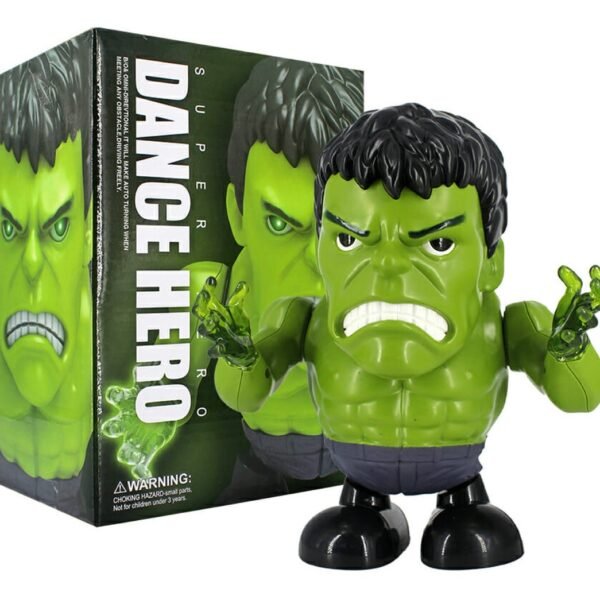 JUGUETE HULK MUSICAL CAMINA SOLA BAILA LUCES