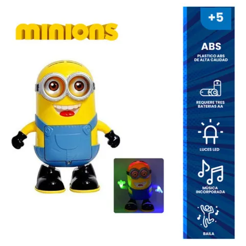 JUGUETE MINIONS MUSICAL CAMINA SOLA BAILA LUCES