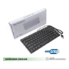 TECLADO DE CABLE USB SLIM PORTABLE MAC PC MINI UNIVERSAL K1000