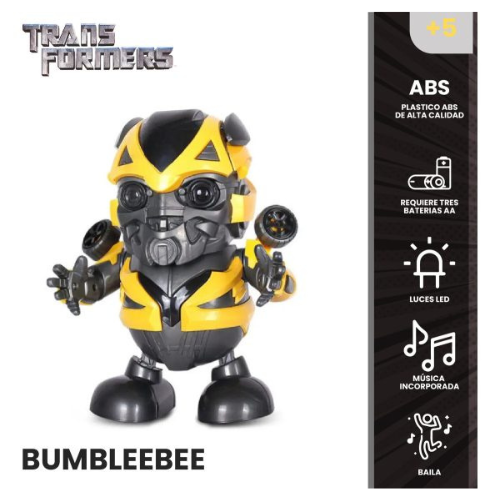 JUGUETE TRANSFORMERS MUSICAL CAMINA SOLA BAILA LUCES