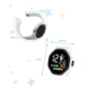RELOJ PARA NIÑOS IMPERMEABLE DIGITAL COLOR BLANCO