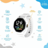 RELOJ PARA NIÑOS IMPERMEABLE DIGITAL COLOR BLANCO