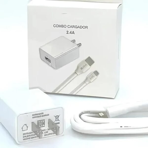 D_NQ_NP_2X_728773-MLA97436240759_112025 CARGADOR 1HORA GAR142 TIPO C DE PARED BLANCO