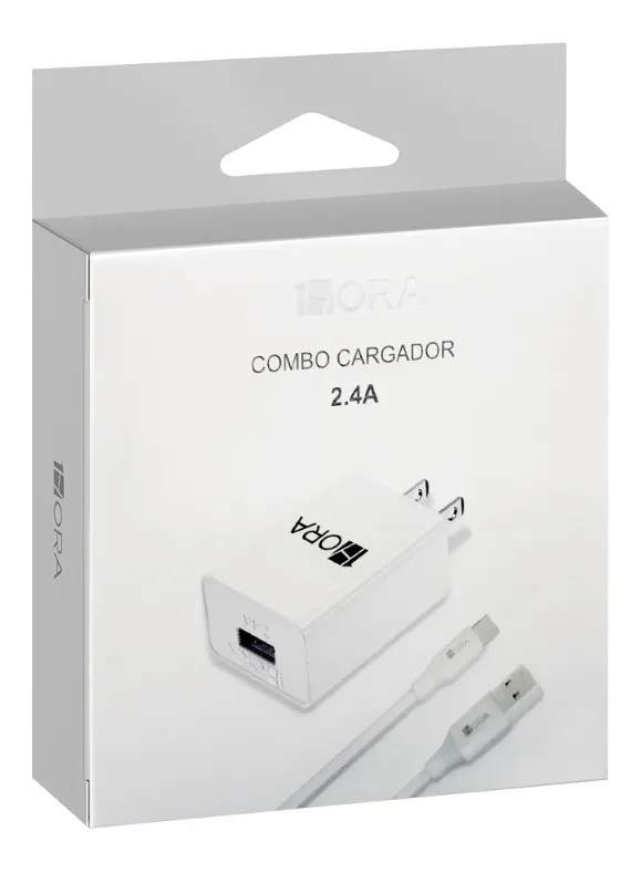 D_NQ_NP_2X_749739-MLA97435944057_112025 CARGADOR 1HORA GAR142 TIPO C DE PARED BLANCO