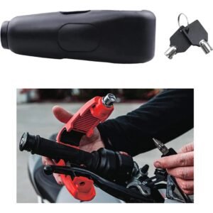 D_NQ_NP_2X_982785-CBT88240436765_072025 CANDADO ANTIRROBO BLOQUEO SEGURO DEL MANILLAR PARA MOTO CON ALARMA