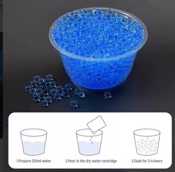 D_627704-MCO73395448124_122023-F 10.000 BOLAS DE GEL PARA PISTOLA DE JUGUETE ORBIS HIDROGEL