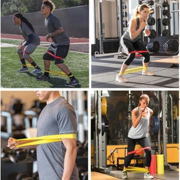 D_682835-MCO46350250855_062021-F KIT BANDAS ELÁSTICAS CERRADAS EJERCICIO RESISTENCIA 4 NIVELS