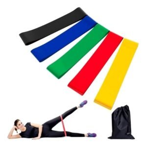 KIT BANDAS ELÁSTICAS CERRADAS EJERCICIO RESISTENCIA 4 NIVELS