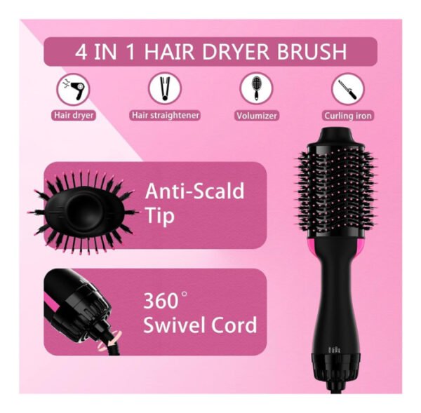 CEPILLO SECADOR ALISADOR PEINA RÁPIDO AIRE CALIENTE MAX POWER