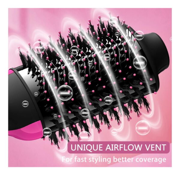 CEPILLO SECADOR ALISADOR PEINA RÁPIDO AIRE CALIENTE MAX POWER
