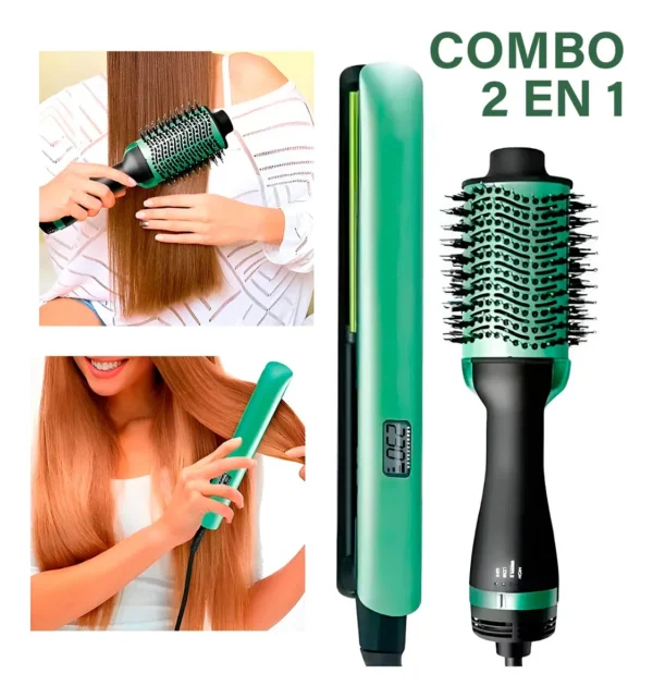 CEPILLO SECADOR Y PINZA PRO-2501