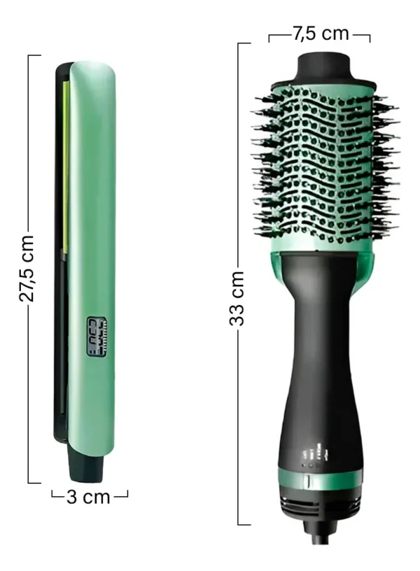 CEPILLO SECADOR Y PINZA PRO-2501