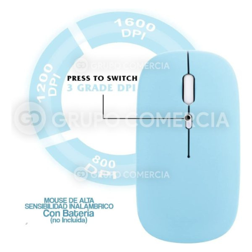 TECLADO CON MOUSE SLIM PARA COMPUTADOR PORTÁTIL BLUETOOTH