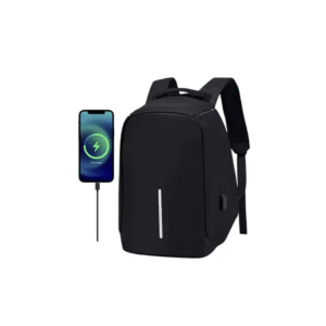 MALETA ANTIRROBO PARA LAPTOP MOCHILA MORRAL CON CABLE USB NEGRA