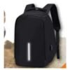 MALETA ANTIRROBO PARA LAPTOP MOCHILA MORRAL CON CABLE USB NEGRA